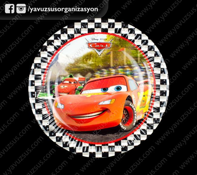 şimşek mcqueen tabak(10 adet)