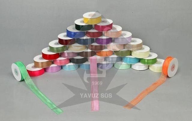 20mm ORGANZE KURDELE KIRMIZI