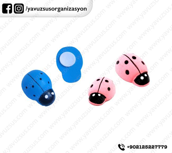 stc.ahşap orta boy uğur böceği(100 ad)
