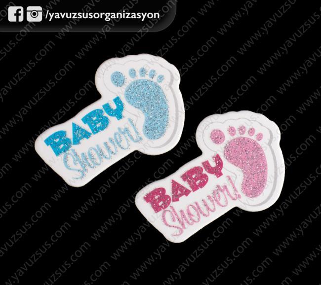 ayak izi baby shower stc. (50 ad)(KLD)