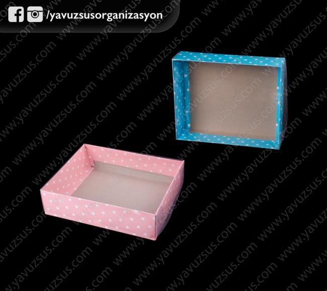 22x27 puanlı asetat kapaklı kutu