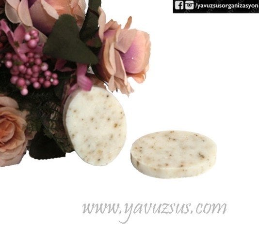 Oval otlu Kokulu Sabun(7*6*1,5cm)