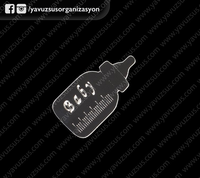 aynalı biberon sticker(25 ad)