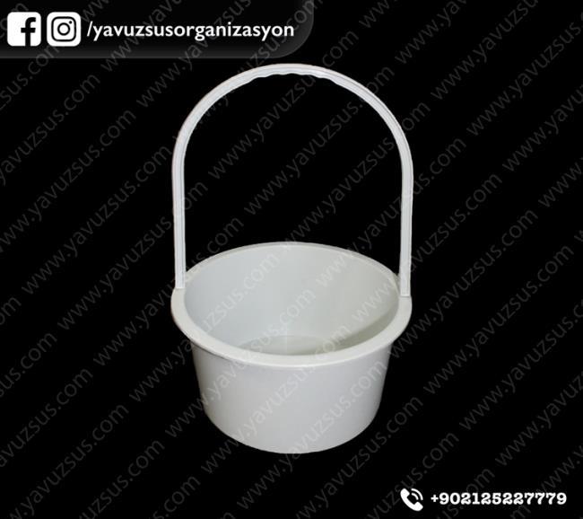 küçük yuvarlak boş sepet(şeker sepeti)
