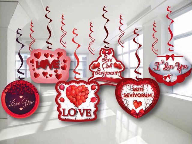 Love tavan sarkıt süs