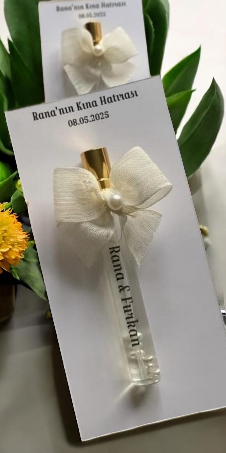 Kartta Kolonyalı incili Fısfıslı cam şişe Hediyelik(20 adet)
