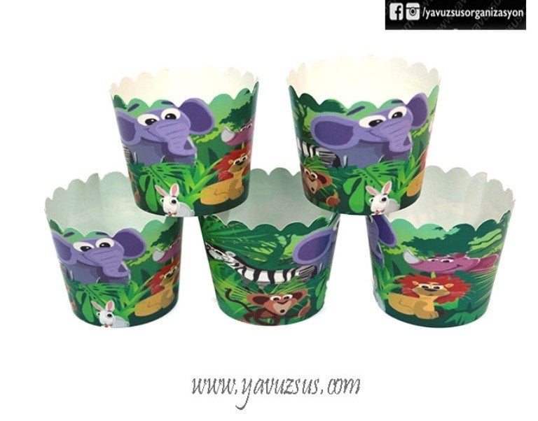 Safari Cup Cake(25 adet)