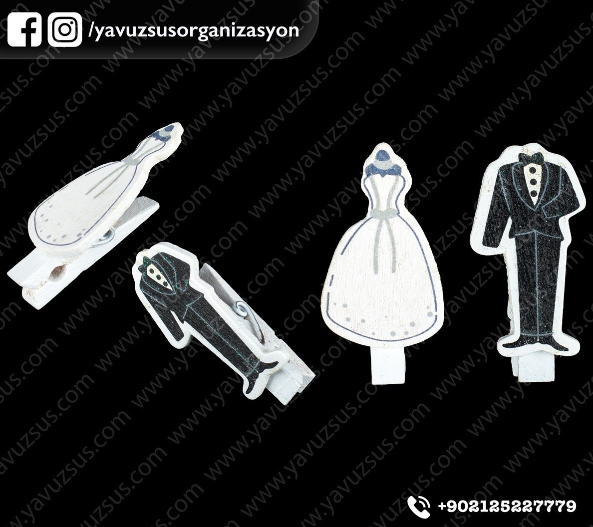 gelin damat mandal(24 adet)