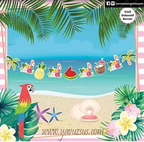 Dekoratif Flamingo Uzar Süs (9 Parça)