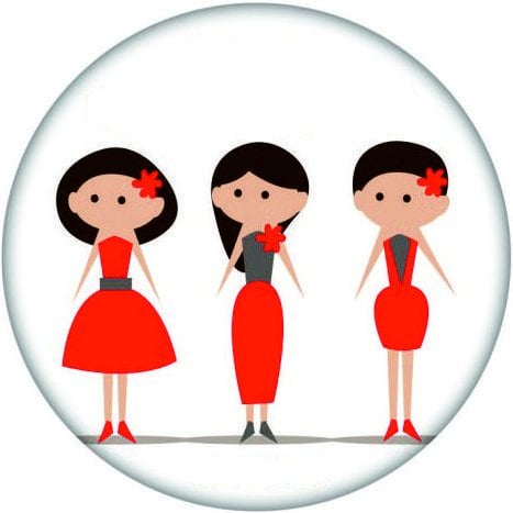 Nikah Yuvarlak etiket 1 Sayfa(54 adet)