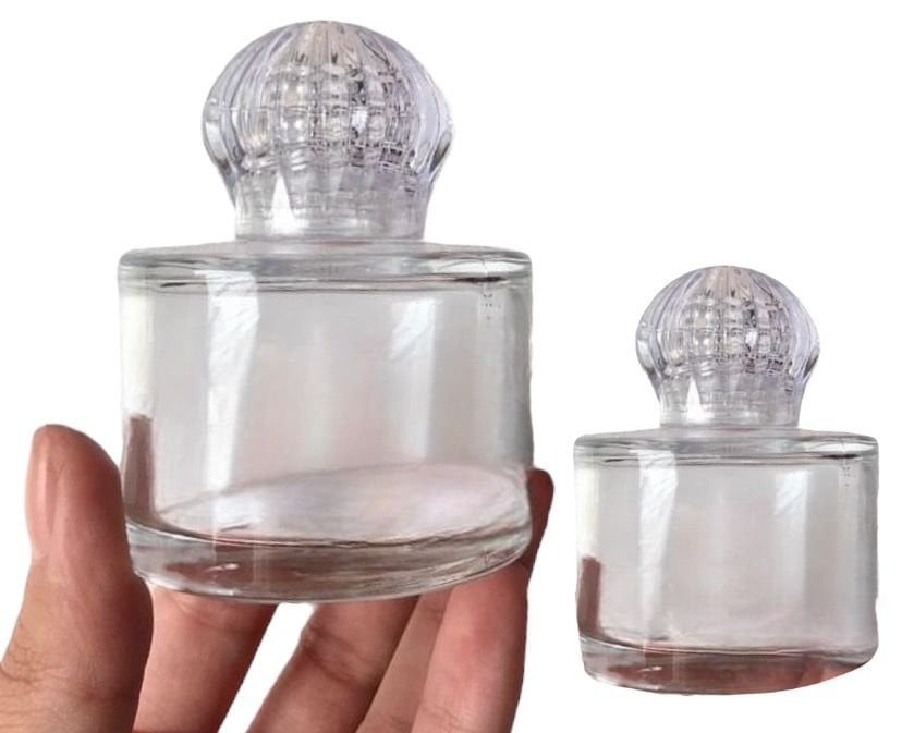 Koli İle OVAL  Şeklinde Cam Şişe(50cc)162 ADET