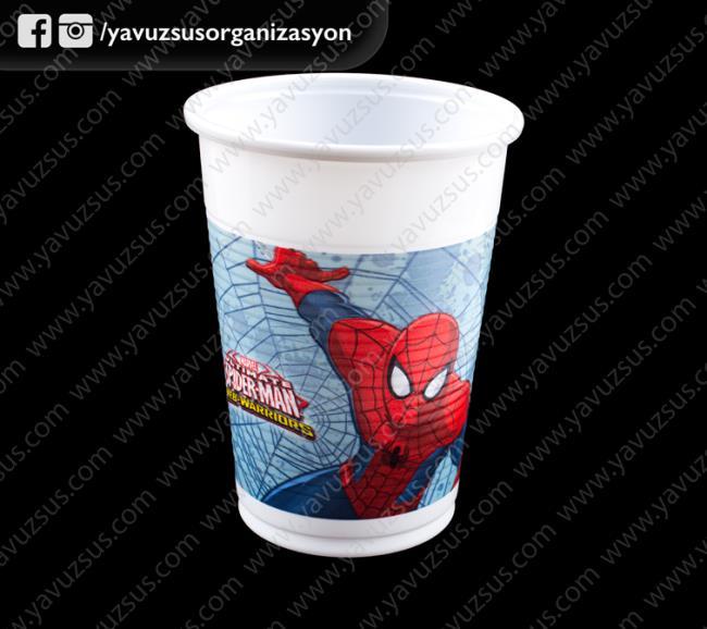 spiderman bardak(8 adet)