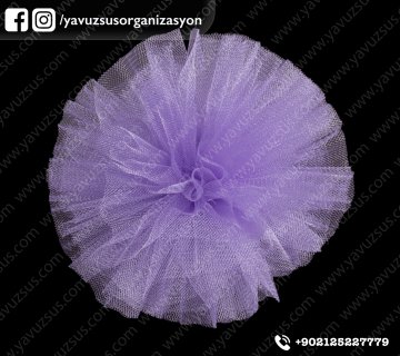 Tül ponpon büyük LILA