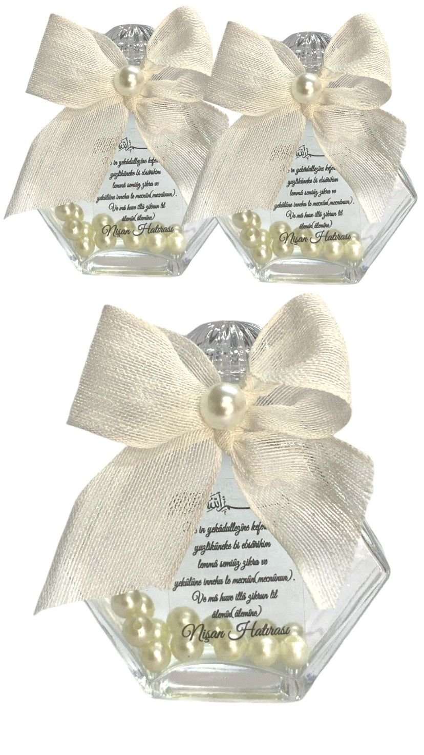 İncili Altıgen Şişe(20 adet)