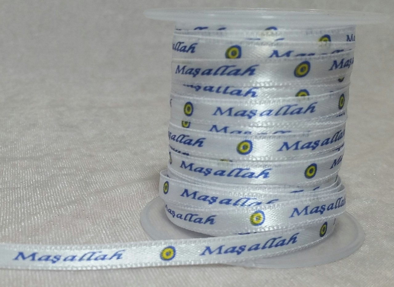 6mm 35m Maşallah Saten Kurdele