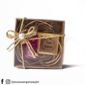 Jel Mumlu Çikolatalı Nikah Şekeri (20 Adet)