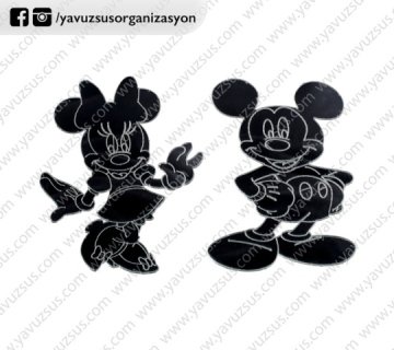 Pleksi miki&mini figür ALTIN