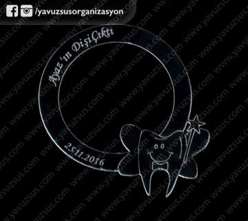 Pleksi diş perisi çerçeve GUMUS