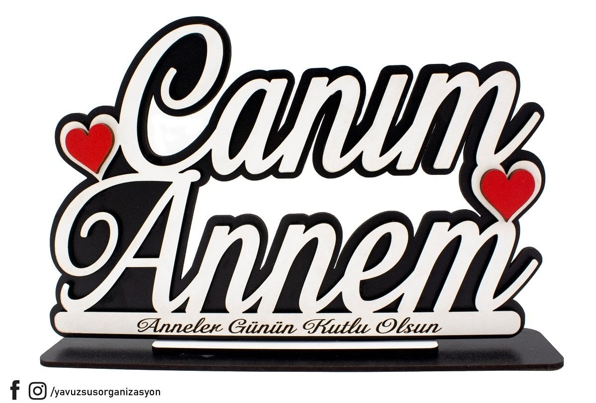 Ahşap Çift Kat Canım Annem Tabanlık