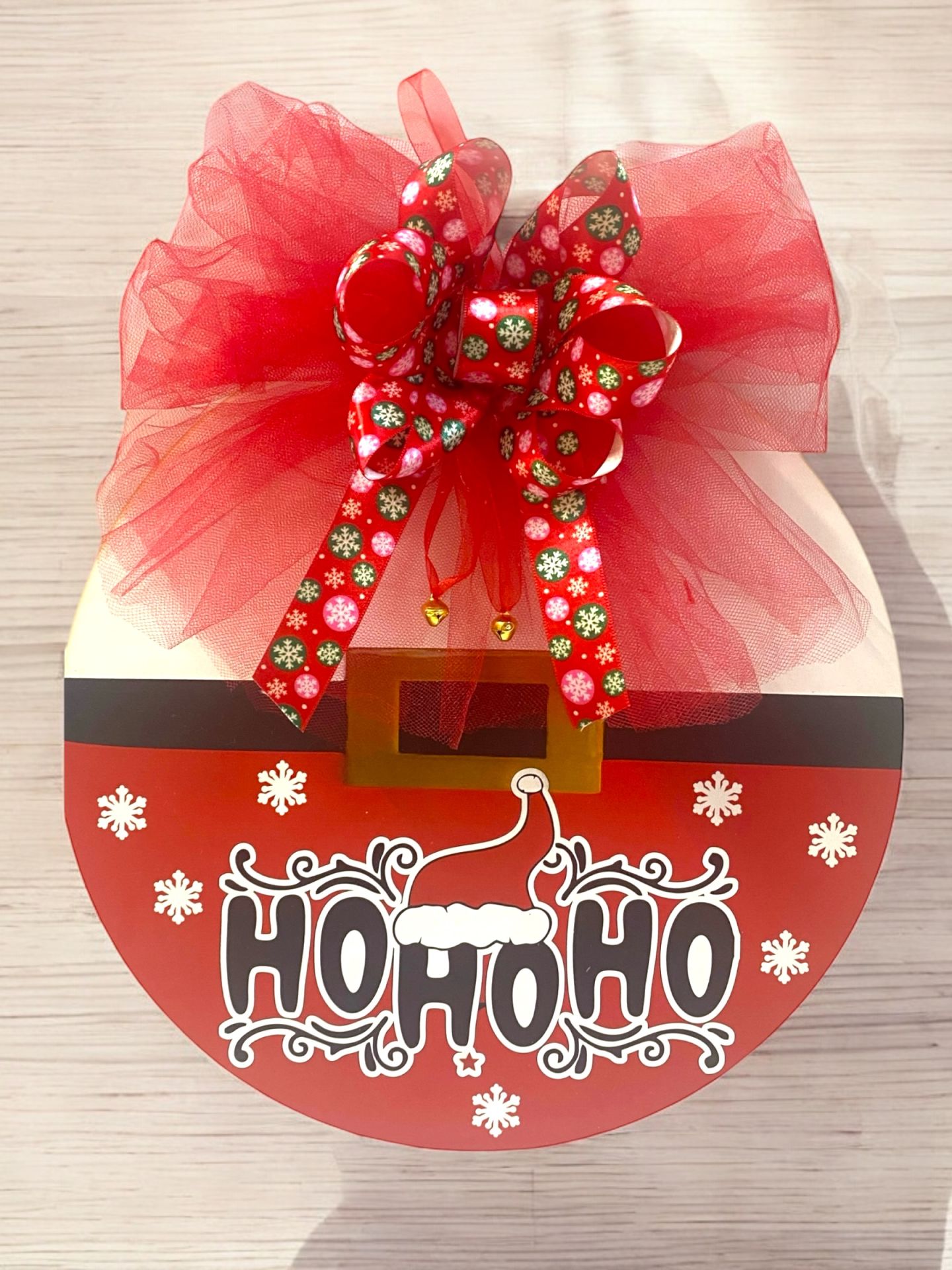 Ho Ho Ho Yılbaşı  Noel Baba Kapı Süsü