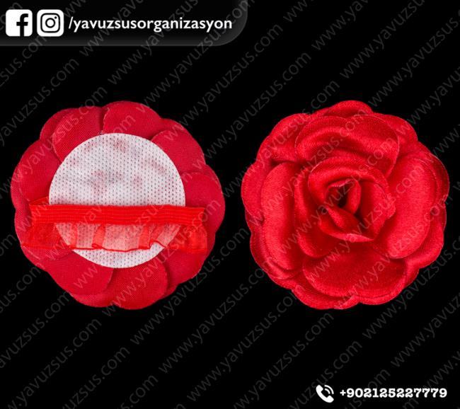 1 adet kına için el gülü KIRMIZI