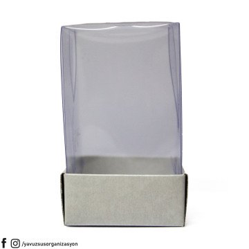 5x5x8 cm Asetat Kapaklı Kutu (25 adet) BEYAZ