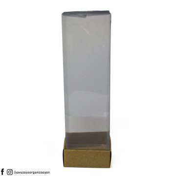 5x5x16 cm Asetat Kapaklı Kutu (25 adet) KRAFT