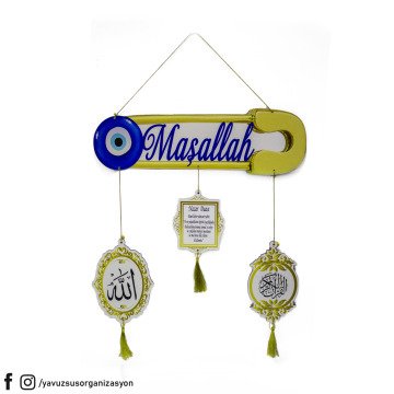Nazar Dualı Maşallah Kapı Süsü