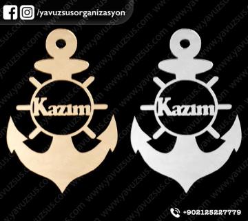 Çapa dikiz aynası süsü 13x8 ALTIN