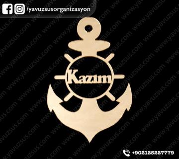 Çapa dikiz aynası süsü 13x8 ALTIN