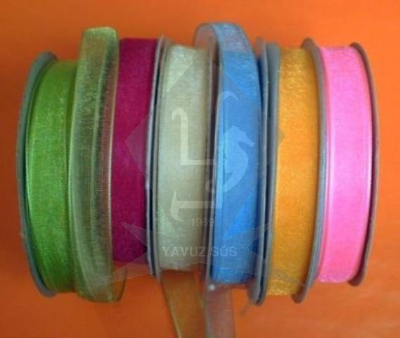 10mm ORGANZE KURDELE MAVI