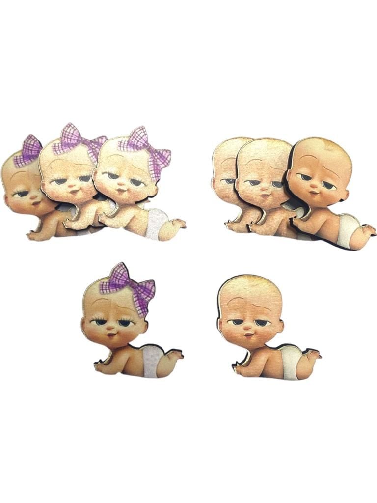 Ahşap Üzeri Uv Baskı Küçük Bebek Figür& obje