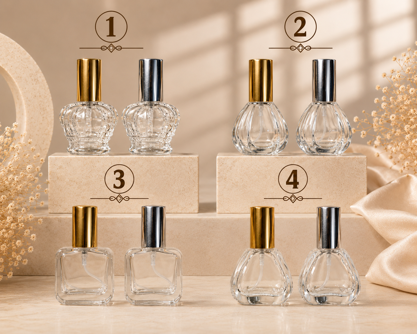 10ml fısfıslı cam şişe modelleri