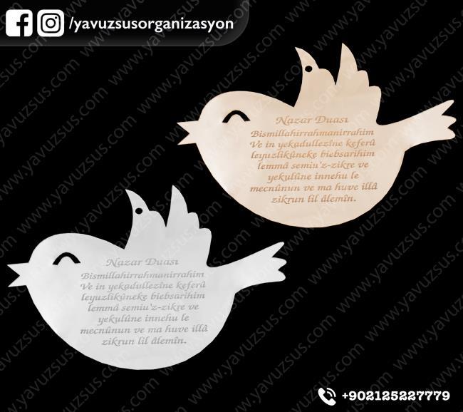 Kumru kapı süsü 30x21 ALTIN