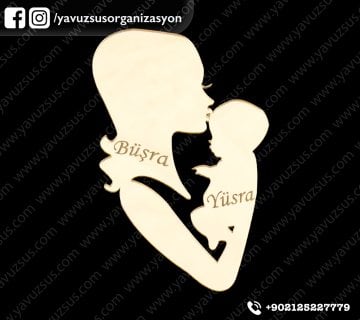 Anne bebek pleksi(5*8cm) ALTIN