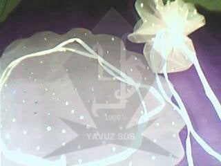 üzeri simli büzmeli kese 100 adet