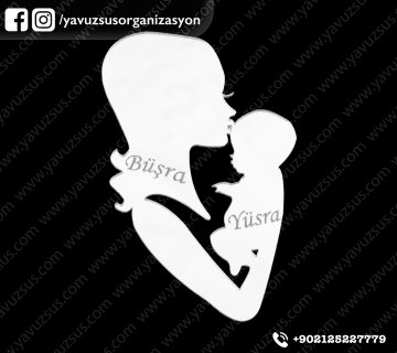 Anne bebek pleksi(5*8cm) GUMUS
