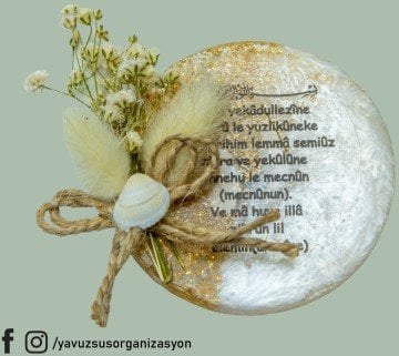 Kabuk Dekorlu Epoksi Hediyelik(20 Ad.)