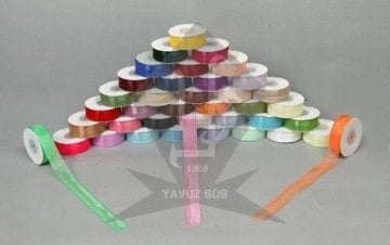 20mm ORGANZE KURDELE PEMBE