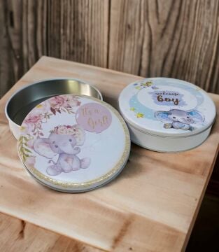 Baskılı Teneke Kutu & Çikolata Kutusu(21,5*5,5cm)