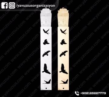 pleksi kitap ayracı  KAFES (3x22,5) GUMUS