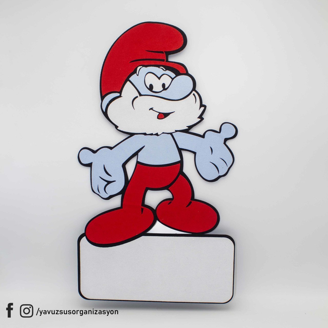 Şirin Baba Tam Boy Kapı Süsü (49x23xm)