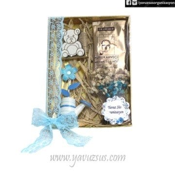 Kovalı Çiçekli Kahve &Çikolata Bebek Şekeri(20 ad)