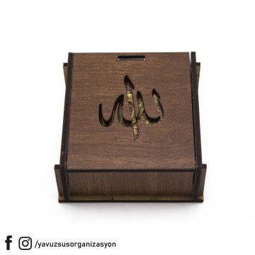 Ahşap Kutulu Kuranlı Tesbihli Hediyelik CEVIZ