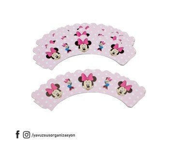 mickey & minnie mouse cup cake süsü