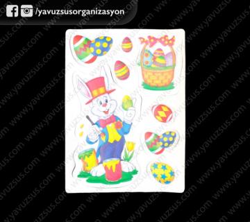 STICKER paskalya tavşanı (KLD)