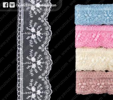 5cm dantel güpür PUDRA