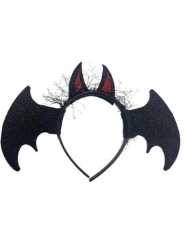 Halloween&Cadılar Bayramı Büyük YarasaTemalı Taç