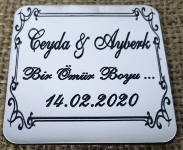 Desenli KARE  pleksi(5*5)2mm GUMUS
