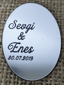 OVAL pleksi(5*3,5) GUMUS